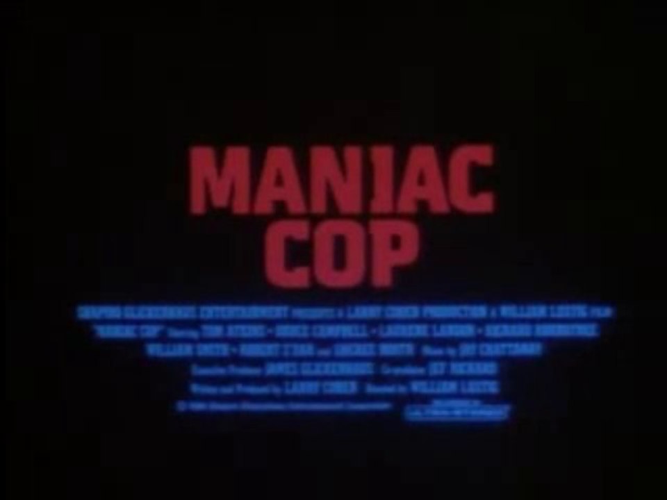 Maniac Cop Trailer  - 10Youtube.com