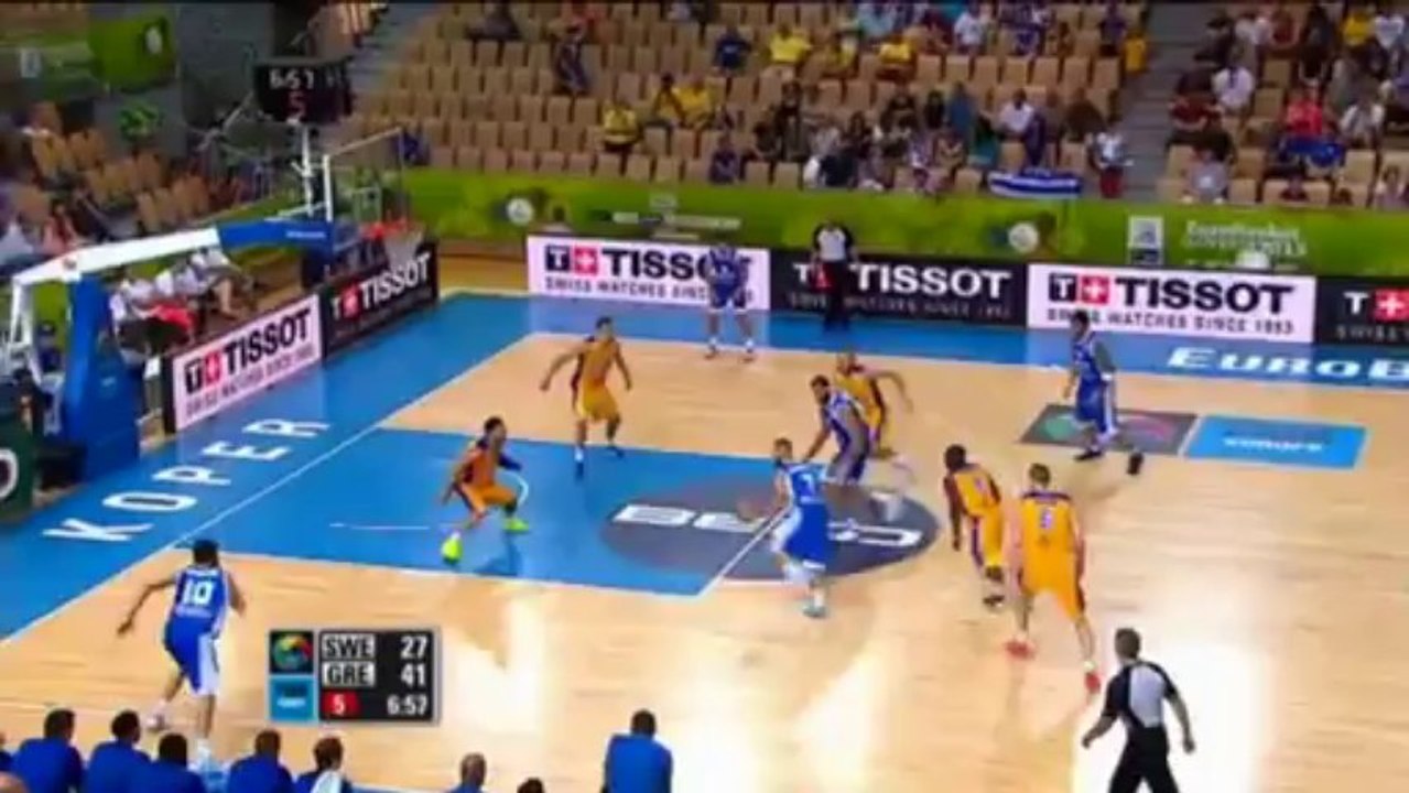 Dunk of the Game K. Papanikolaou SWE-GRE EuroBasket 2013