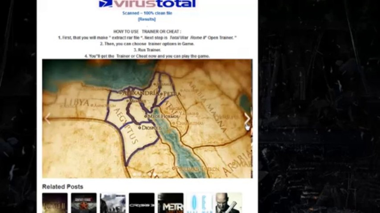 Total War Rome II Trainer Cheat Hack