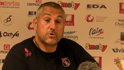 Rugby Top 14 - Christophe Urios après US Oyonnax - Biarritz