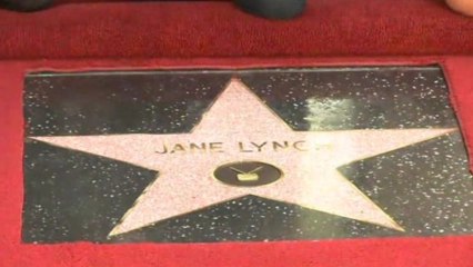Jane Lynch gets Walk of Fame star