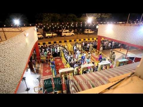 Numbers of Delhiites gather at BIrla Mandir for Janmashtami