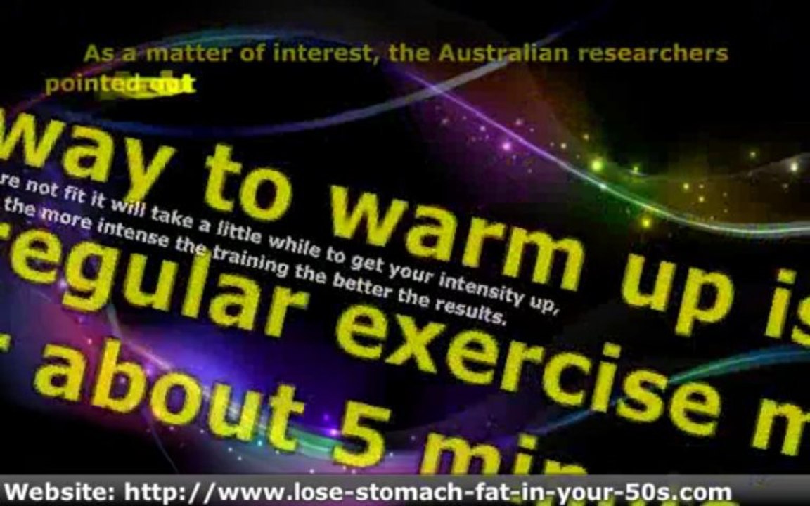 Lose Stomach Fat - Best Stomach Fat Exercise For Those Over 50