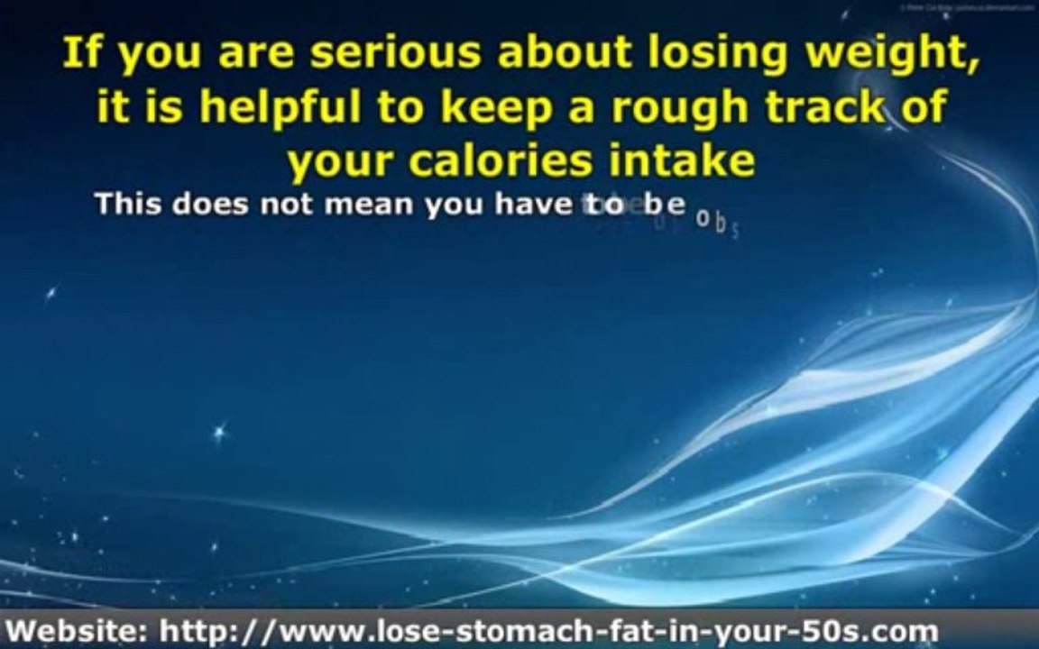 Lose Stomach Fat In Your 50s - How Many Calories Do We Need?