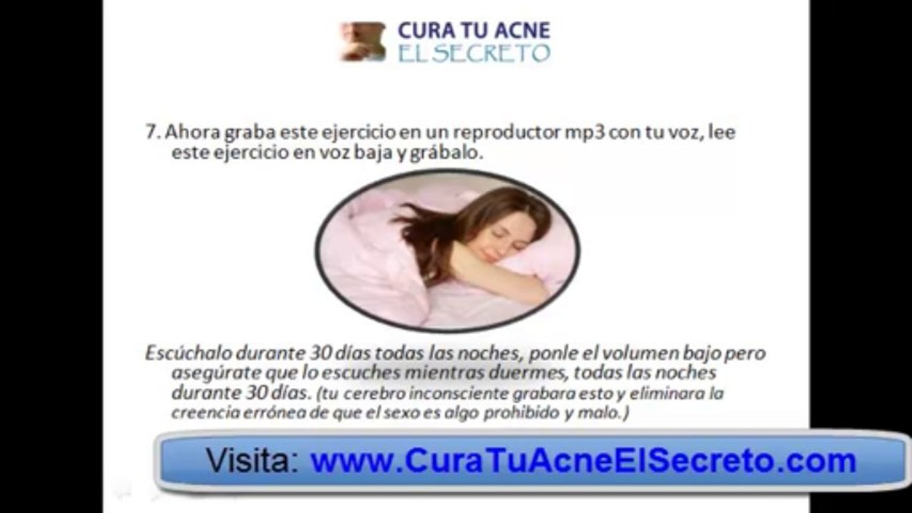 Tratamiento efectivo para el Acne - Primer Secreto