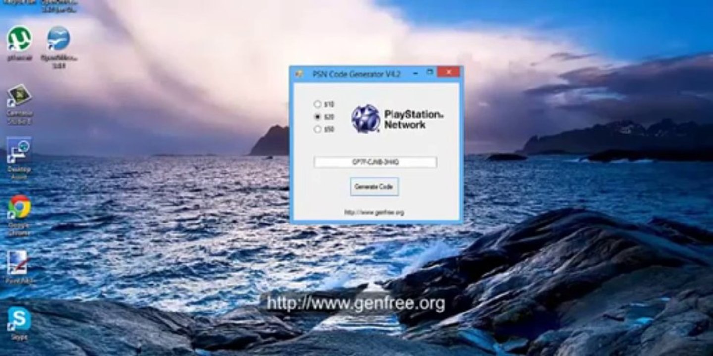PSN Code Generator 2013 - Free PSN Codes [GENFREE.ORG]