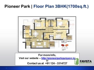 Pioneer Park Call @ +91 124-3314727-A World of Changing Lifestyle Project.