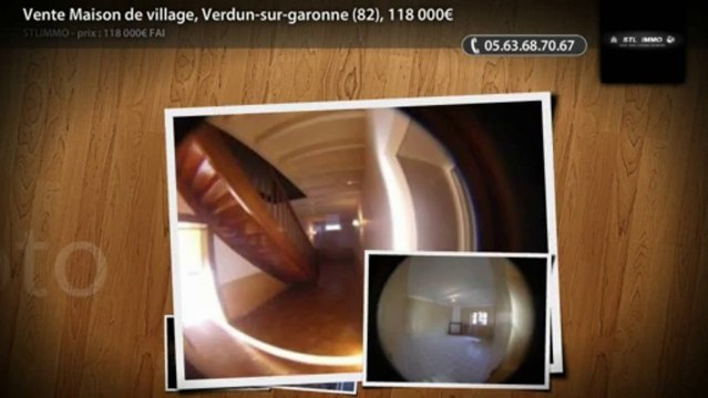 Vente Maison de village, Verdun-sur-garonne (82), 118 000€
