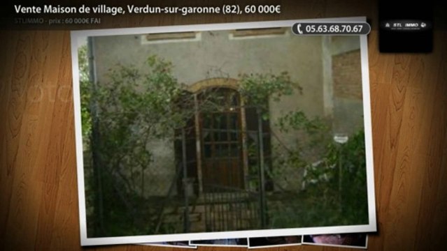Vente Maison de village, Verdun-sur-garonne (82), 60 000€