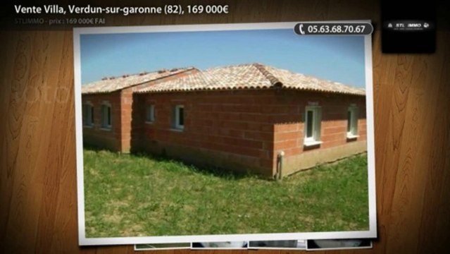 Vente Villa, Verdun-sur-garonne (82), 169 000€