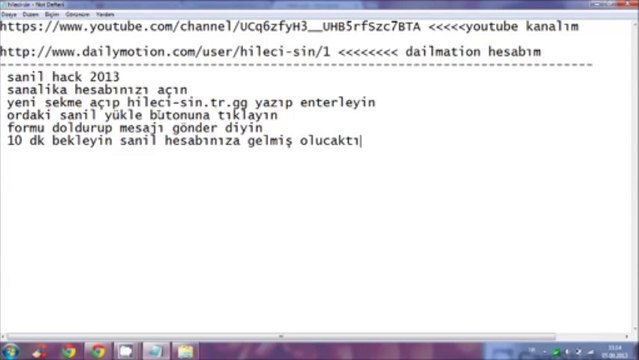 Sanalika Sanil Hack Programsız 2013-2015 HACK
