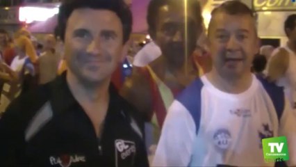 La course en relais, la nouveauté de cette 23e édition de la ronde des vendanges, samedi à Carcassonne.