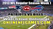Watch New England Patriots vs Buffalo Bills Live NFL Streaming Online