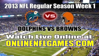 Watch Miami Dolphins vs Cleveland Browns Live NFL Streaming Online