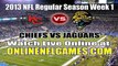 Watch Kansas City Chiefs vs Jacksonville Jaguars Live NFL Streaming Online