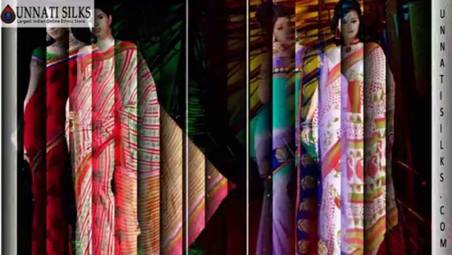 Designer chiffon sarees online, buy chiffon printed saris, saree shop