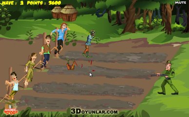 Zombi Bahçesi | 3D Oyunlar