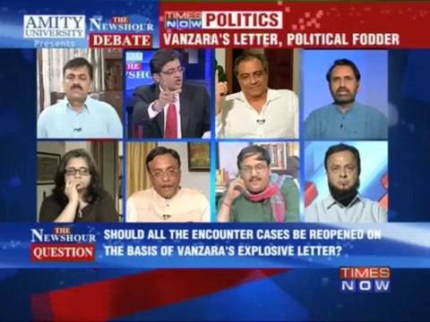 The Newshour Debate: Vanzara's letter, political fodder - Part 3