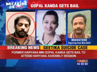 Gopal Kanda gets interim bail