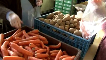Les bénévoles des resto du cœur toujours à l'ouvrage.