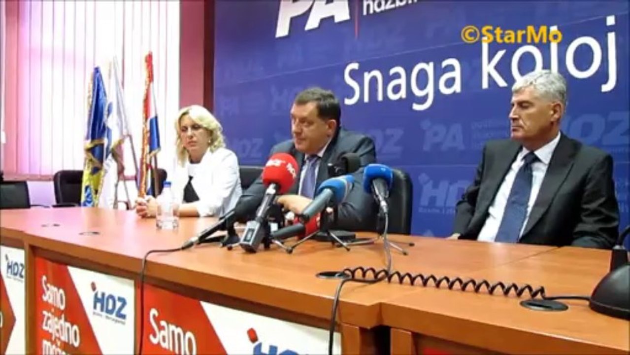Izjava Milorada Dodika (SNSD) o Sejdić-Finci, Mostar 05. 09. 2013.