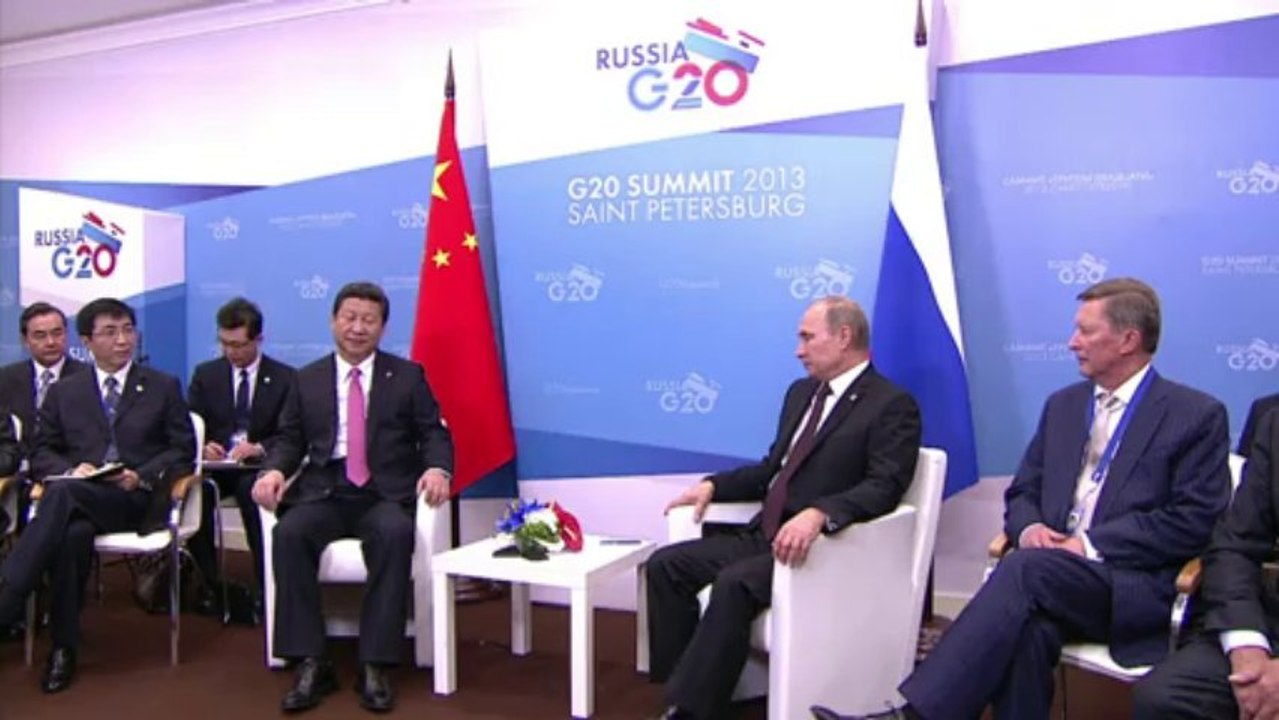 Putin y Jinping en G20