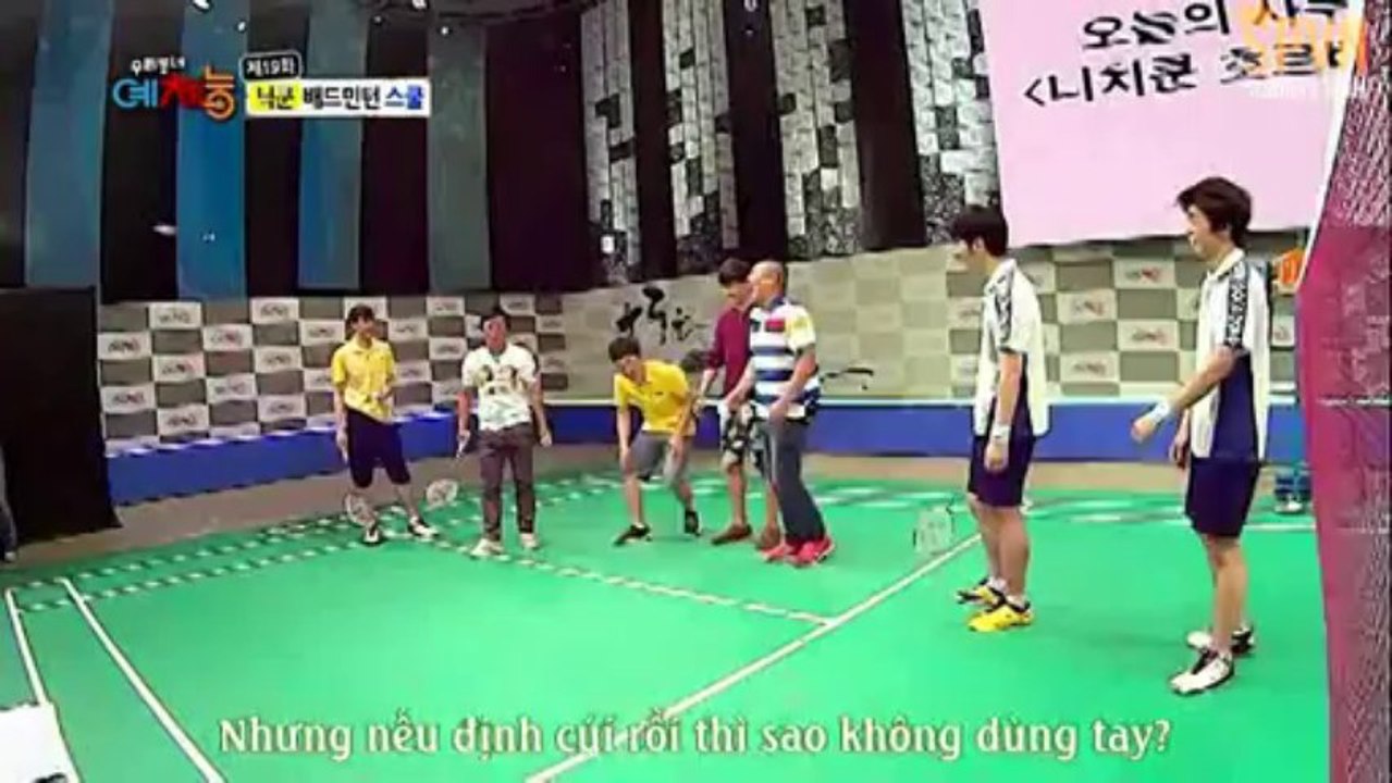 [SPVN's Subteam] [Vietsub] Our neighborhood 's master of variety and sport Ep 14 part 1 (Badminton)