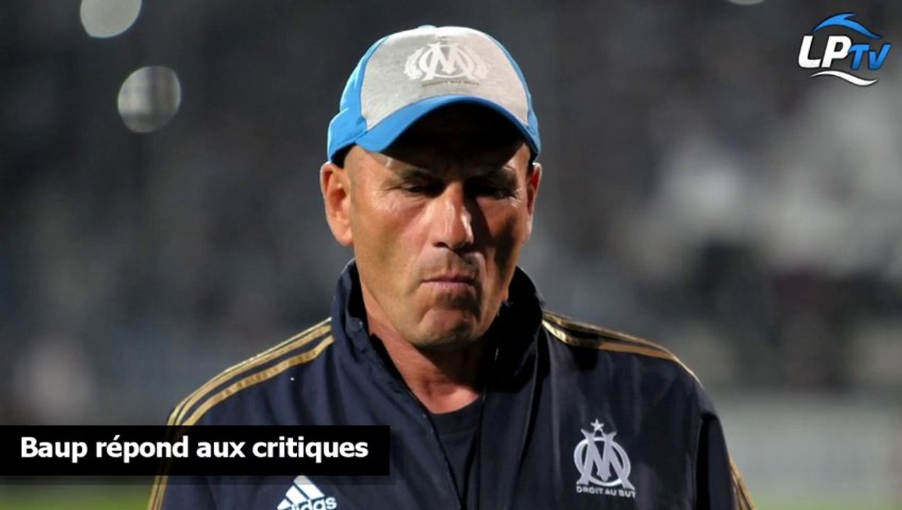 Baup répond aux critiques
