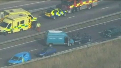 Un carambolage monstre sur un pont du Kent fait près de 70 blessés