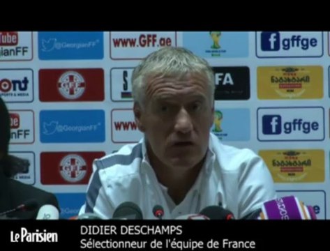 Géorgie - France. Deschamps : « Il faut rester fixé sur nos objectifs »