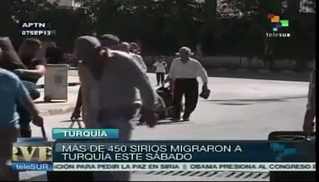 Más de 450 sirios migraron a Turquía este sábado