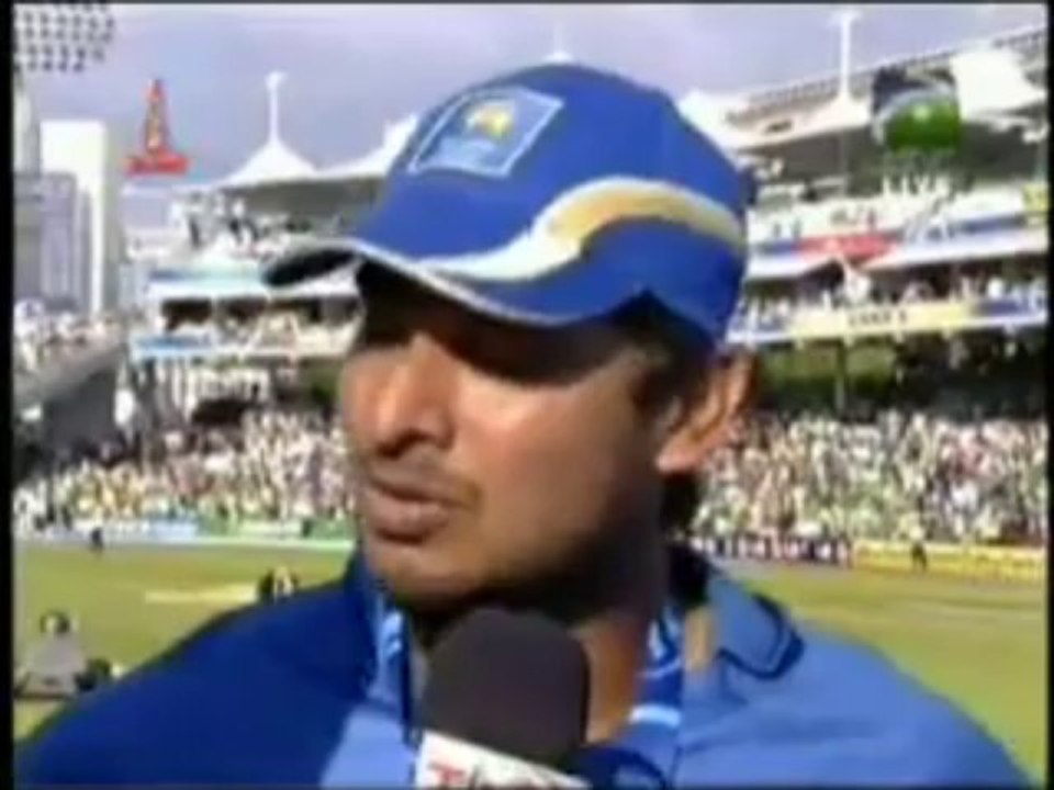 World T20 - Sangakkara with Sri Lankan Team By Punjabi Totay