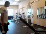 Julian Brown Pro Natural Bodybuilder Demonstrates Head Supported Rows