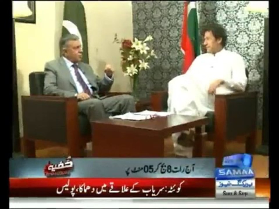 Imran Khan Chairman Exclusive Inarview on Zer e Bahas _ 8th September 2013 Full [ HQ ]