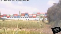 Amateur video shows two men firing RPGs at ship transiting Suez Canal