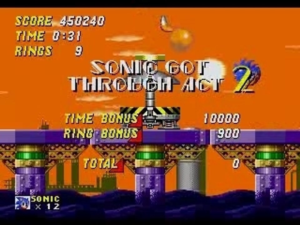 Sonic 2 speedrun