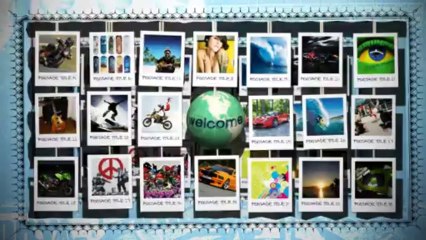 Paper Box Photo Portfolio Profile - After Effects Template