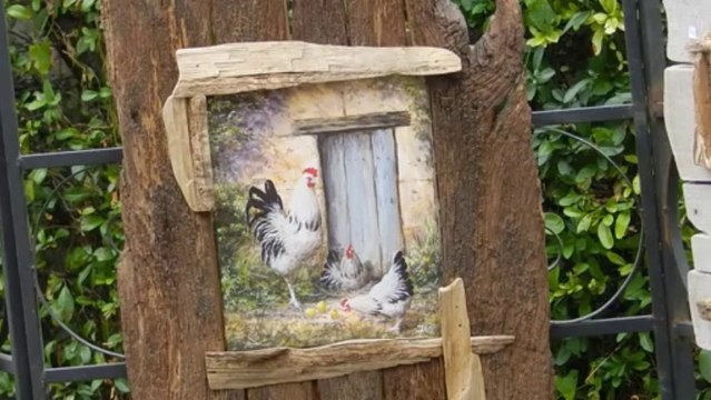 SlyWood, Sculptures sur vieux bois