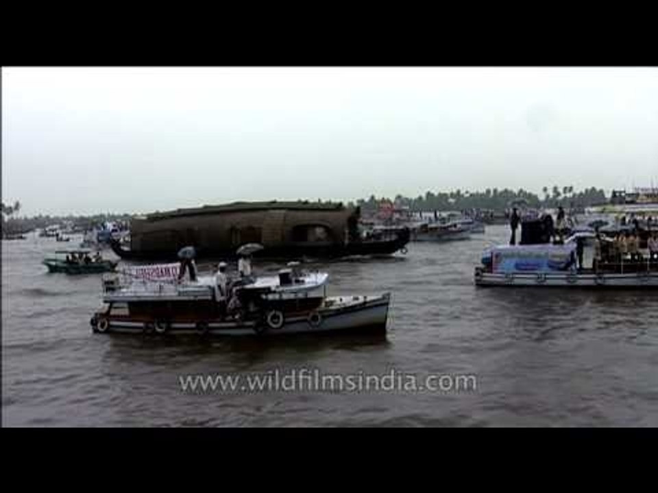 Nehru Boat Race at Punnamada Lake in Kerala
