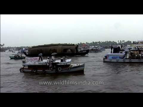 Nehru Boat Race at Punnamada Lake in Kerala