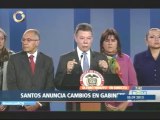 Santos anuncia designación de cinco nuevos ministros y forma 