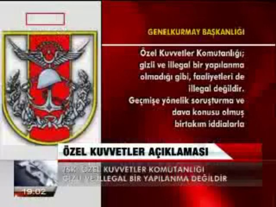 ÖZEL KUVVETLER HEDEFTE