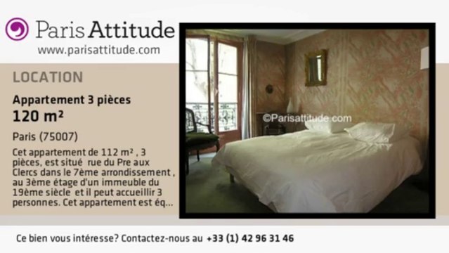 Appartement 2 Chambres à louer - St Germain, Paris - Ref. 7517