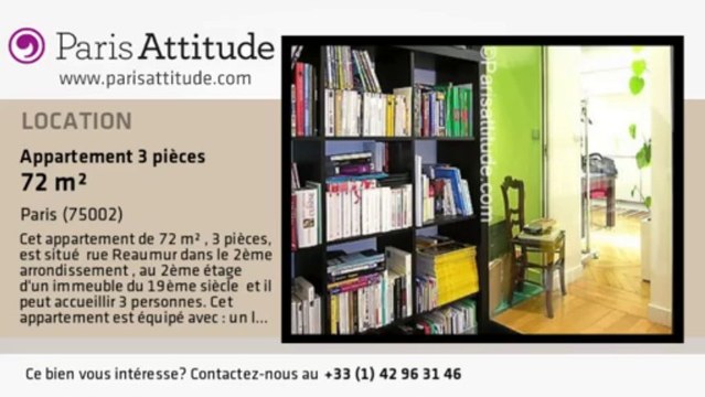 Appartement 2 Chambres à louer - Strasbourg St Denis, Paris - Ref. 6080