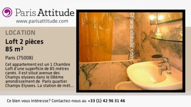 Loft 1 Chambre à louer - Champs Elysées, Paris - Ref. 2960
