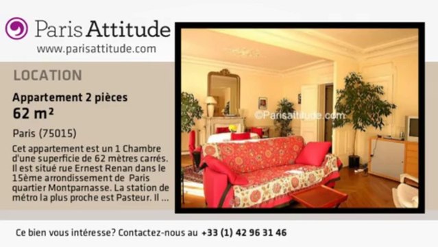 Appartement 1 Chambre à louer - Pasteur, Paris - Ref. 1261