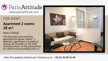 1 Bedroom Apartment for rent - Maison de la Radio, Paris - Ref. 7369