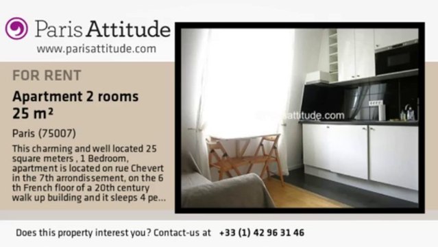 1 Bedroom Apartment for rent - Ecole Militaire/Unesco, Paris - Ref. 7712