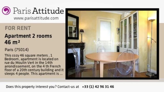 1 Bedroom Apartment for rent - Plaisance/Pernety, Paris - Ref. 7588