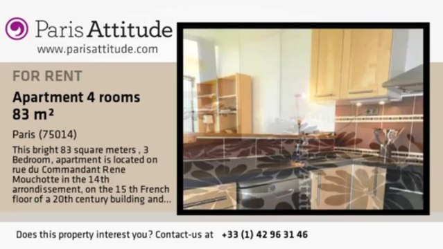 3 Bedroom Apartment for rent - Montparnasse, Paris - Ref. 818
